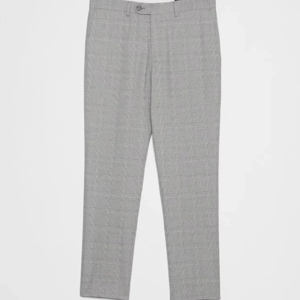 Banana Republic Men's Tailored-Fit Slim Fit Glen Plaid Suit Trouser, 30x30, EUC